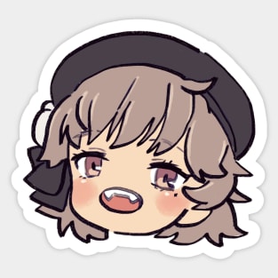 happy chibi hatoba tsugu Sticker